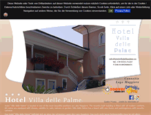 Tablet Screenshot of hotelvilladellepalme.eu